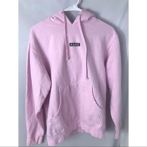 ASSC Pink Sweatshirt Logo Authentic Hoodie Small